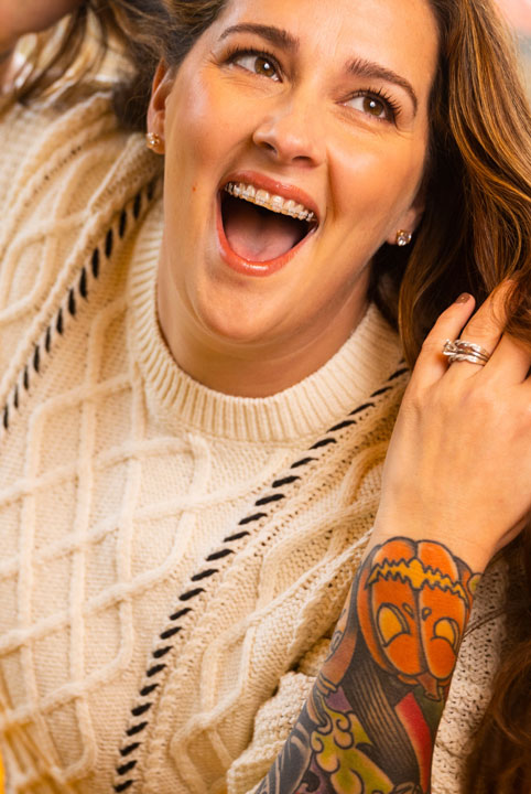 Ceramic fixed braces