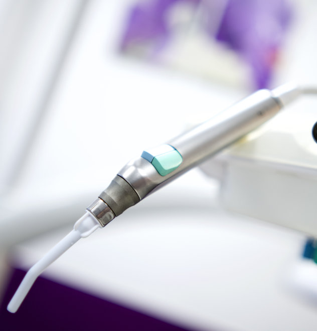 Dental hygiene with Air Flow