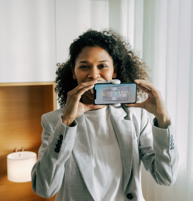 Remote check-ins with Dental Monitoring 